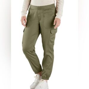 Women’s Carhartt Tencel blend jogger style cargo pants. Relaxed fit . Small